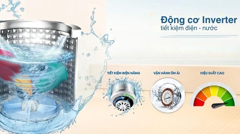 Máy giặt Aqua Inverter 12 kg AW12-BP4959U1K 3 Máy giặt Aqua Inverter 12 kg AW12-BP4959U1K