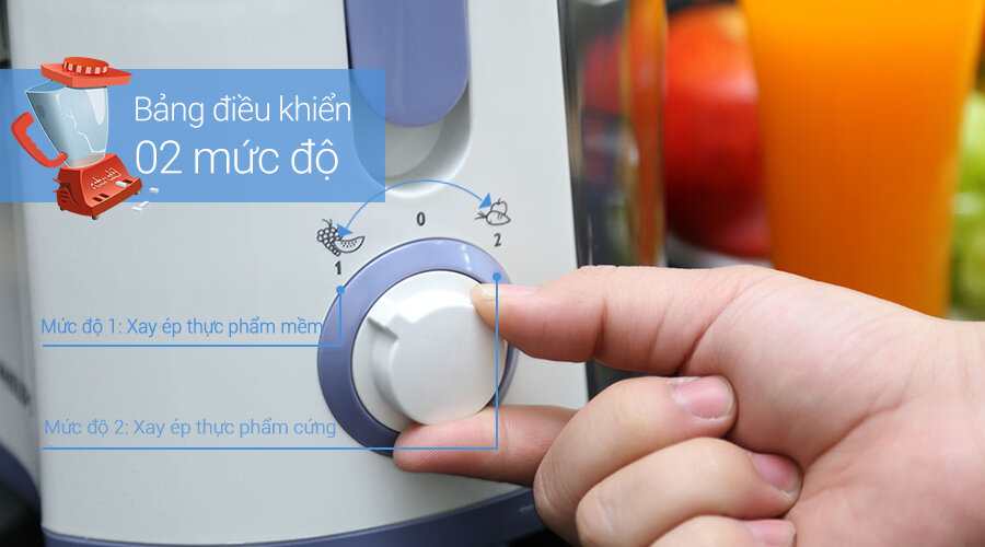 Máy ép trái cây Philips HR1811 Máy ép trái cây Philips HR1811
