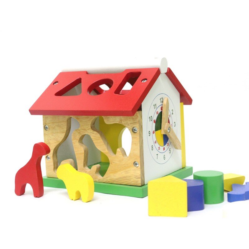  Đồ chơi gỗ nhà thả hình và thú đa năng