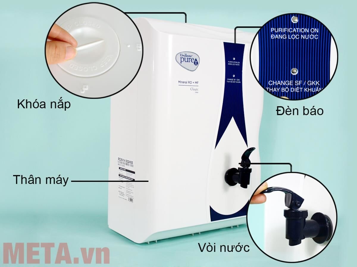 Máy lọc nước Unilever Pureit Classic Mineral RO   MF (Pureit Casa)