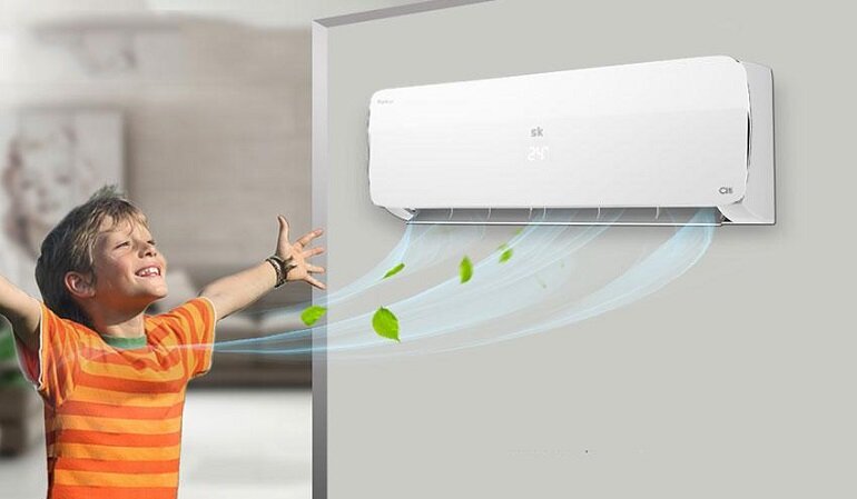 Điều hòa Sumikura 24000 BTU 2 chiều Inverter APS/APO-H240/Citi gas R-32 với luồng khí lạnh tươi mát.
