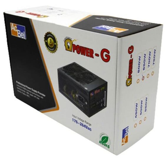 Nguồn máy tính Acbel Ipower G650 (PCC007-Y6AGT)