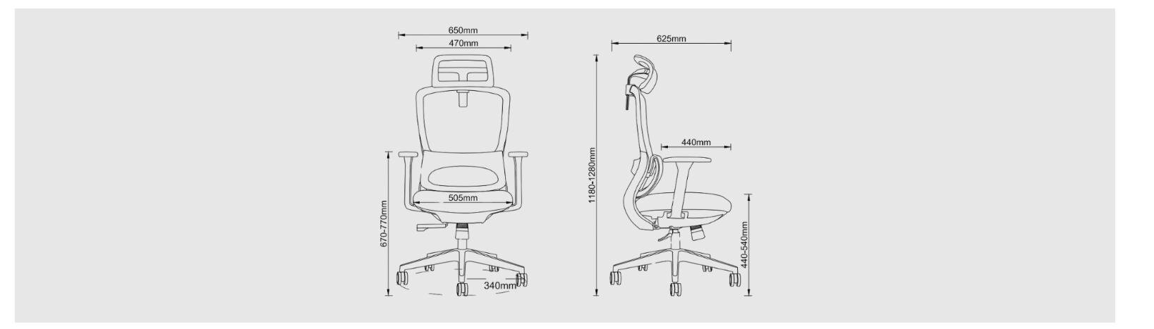 Ghế công thái học GAMI Focus V1 Grey (Lưng lưới, đệm) 4