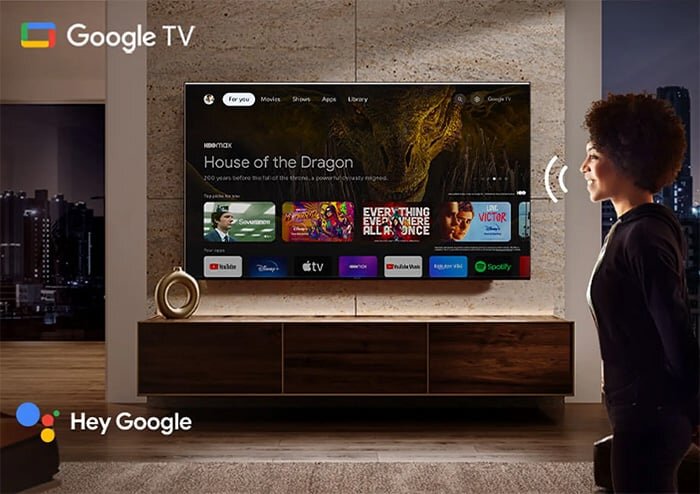 Google tivi ULED Hisense 4K 55 inch 55U6K