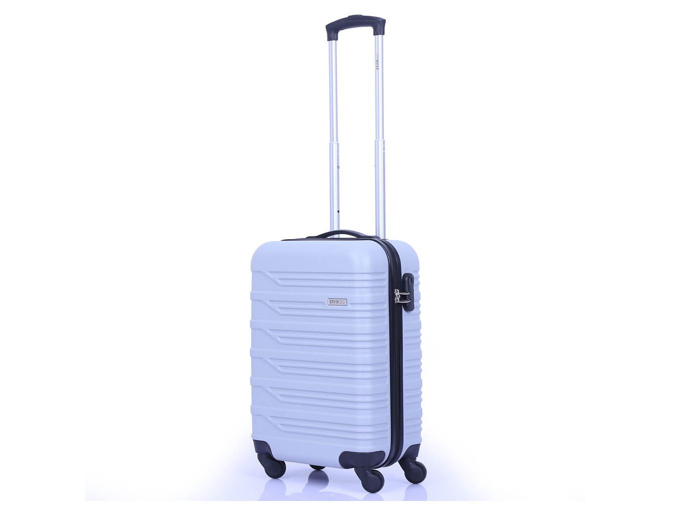 Vali kéo nhựa Sakos Stargo Zebra màu xám Vali kéo