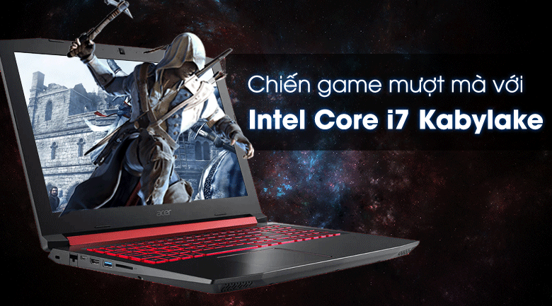 Acer Nitro 5 AN515 51 739L i7 7700HQ/8GB/1TB/2GB GTX1050/Win10/(NH.Q2SSV.007)