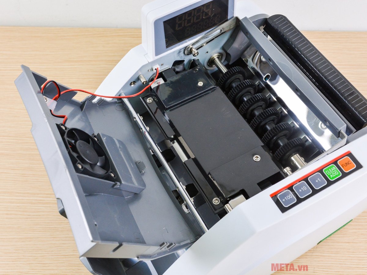 Bên trong máy đếm tiền Oudis 9192A