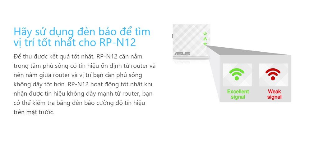 Bộ Mở Rộng Sóng Asus RP-N12