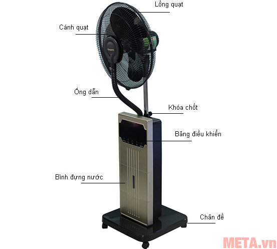 Quạt phun sương Kangaroo KG209