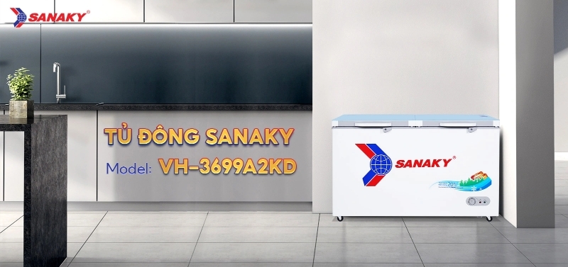 Tủ đông Sanaky 1 ngăn 360 lít VH-3699A2KD 2 Tủ đông Sanaky 1 ngăn 360 lít VH-3699A2KD
