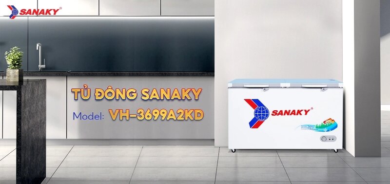 Tủ đông Sanaky 1 ngăn 360 lít VH-3699A2KD