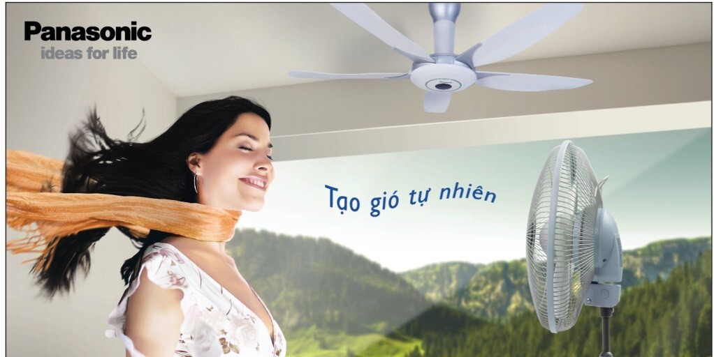 Quạt trần 5 cánh có điều khiển Panasonic F-60TAN Quạt trần 5 cánh có điều khiển Panasonic F-60TAN