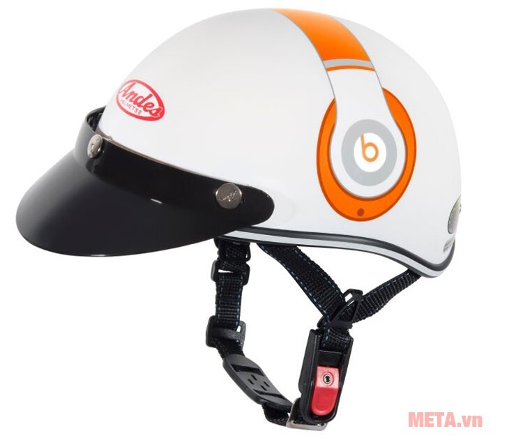 Mũ bảo hiểm Andes 3S (AS)- Haly - Tem W326 nhám (54cm - 56cm) Mũ bảo hiểm Andes 3S (AS)- Haly - Tem W326 nhám (54cm - 56cm)