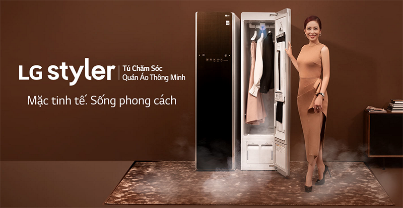 Tủ chăm sóc quần áo thông minh LG Styler S3RF (Nâu Cà phê) Tủ chăm sóc quần áo thông minh LG Styler S3RF (Nâu Cà phê)