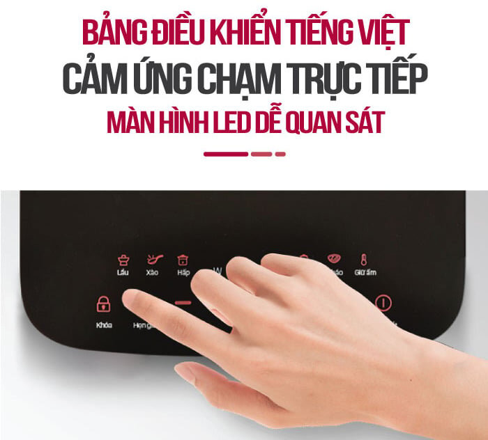 Bảng điều khiển cảm ứng hiện đại
