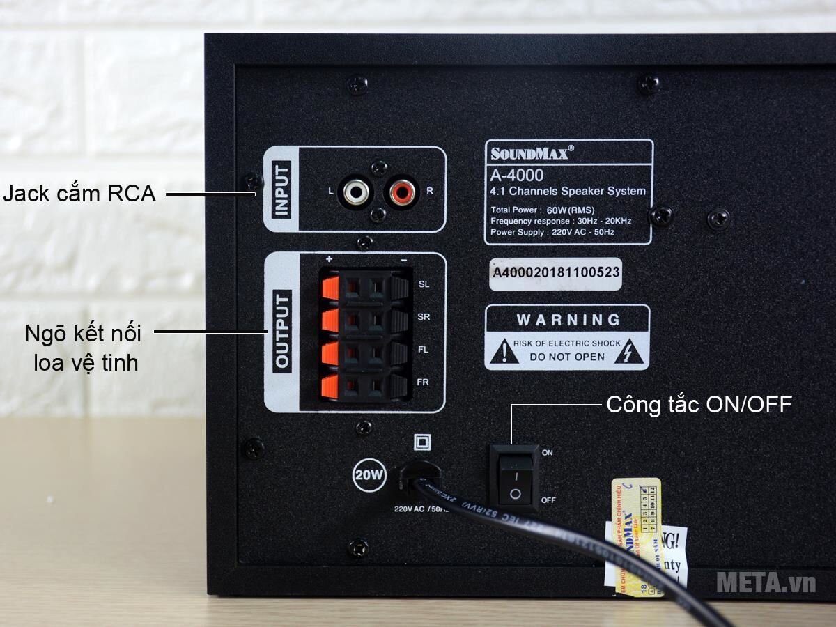 Loa SoundMax A4000 4.1