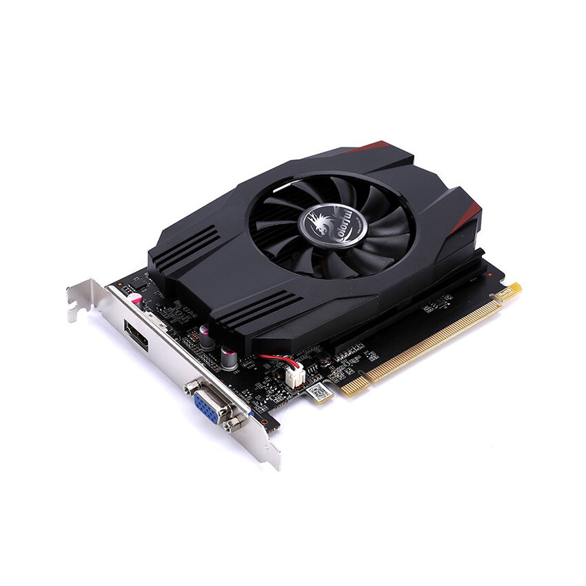 Card màn hình Colorful GT1030 4G-V (4GB GDDR5, 64-bit, DVI+HDMI) img1