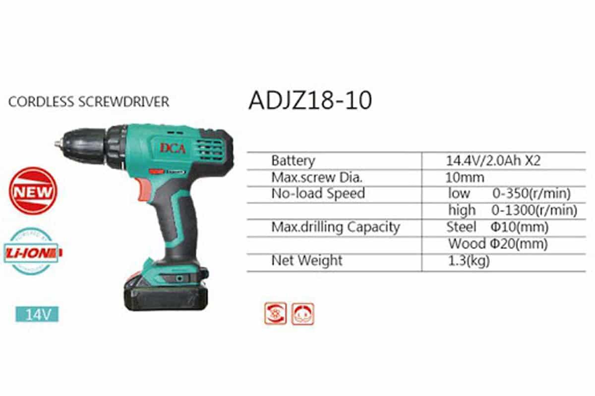 Máy khoan pin 14.4V DCA ADJZ18-10