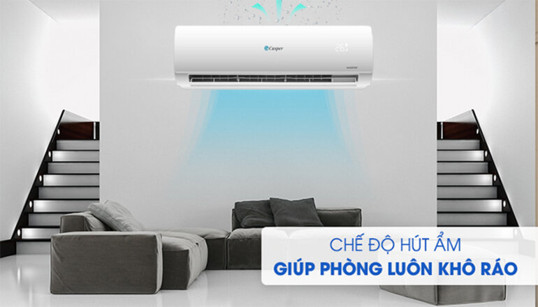 Điều hòa Casper Inverter 9000 BTU 1 chiều HC-09IA33 gas R-32