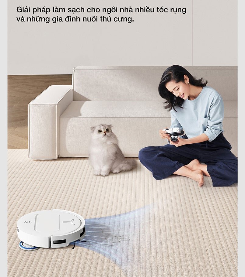 Robot hút bụi lau nhà thông minh