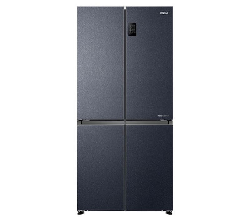 Tủ lạnh Aqua Inverter 469 Lít AQR-M532XA(CBC) gây ấn tượng với thiết kế Multi Door 4 cánh thời thượng
