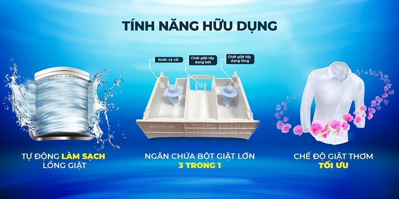 Máy giặt Sharp 8 kg ES-W80GV 2 Máy giặt lồng đứng 8kg Sharp ES-W80GV - 8 kg