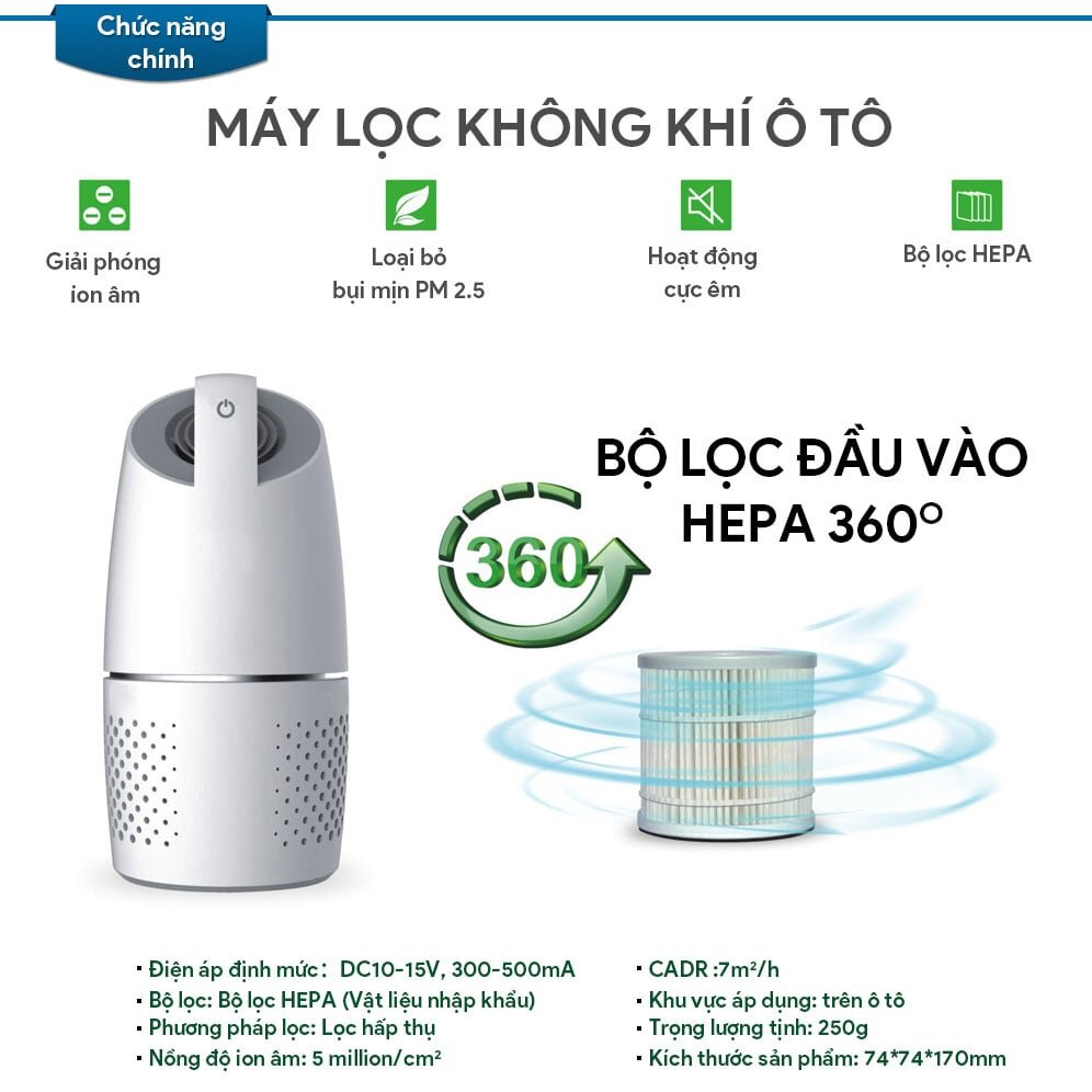 Chức năng của máy lọc không khí Kamita K05A