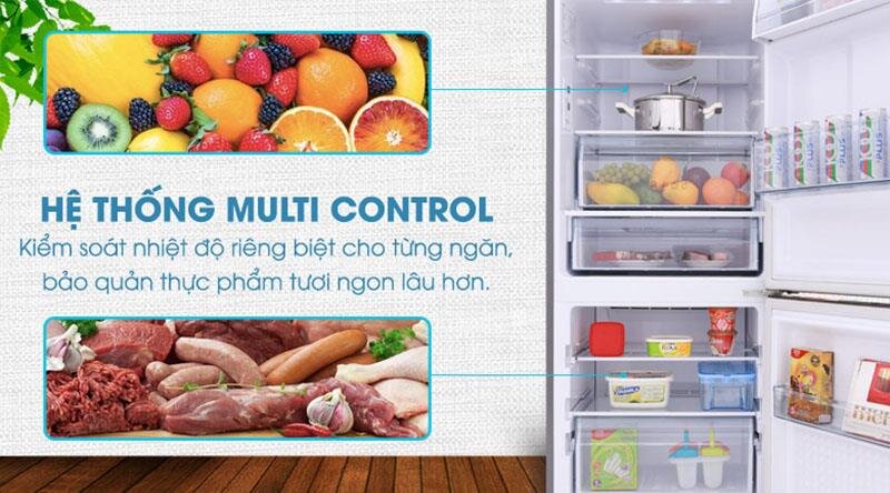 Tủ lạnh Panasonic NR-BV289QSV2 255 Lít Inverter Cấp đông mềm