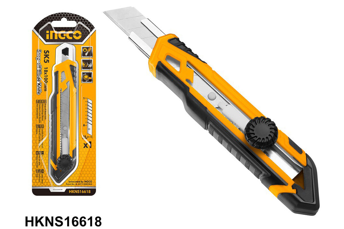 Dao rọc giấy 18x100mm INGCO HKNS16618