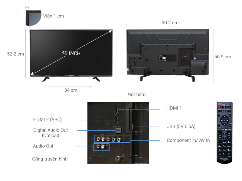 Tivi Panasonic 40 inch TH-40D400V Tivi Panasonic 40 inch TH-40D400V