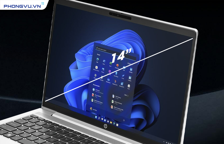 HP ProBook 445 G10 | Màn hình 14 inch Full HD, bàn phím trang bị LED nổi bật