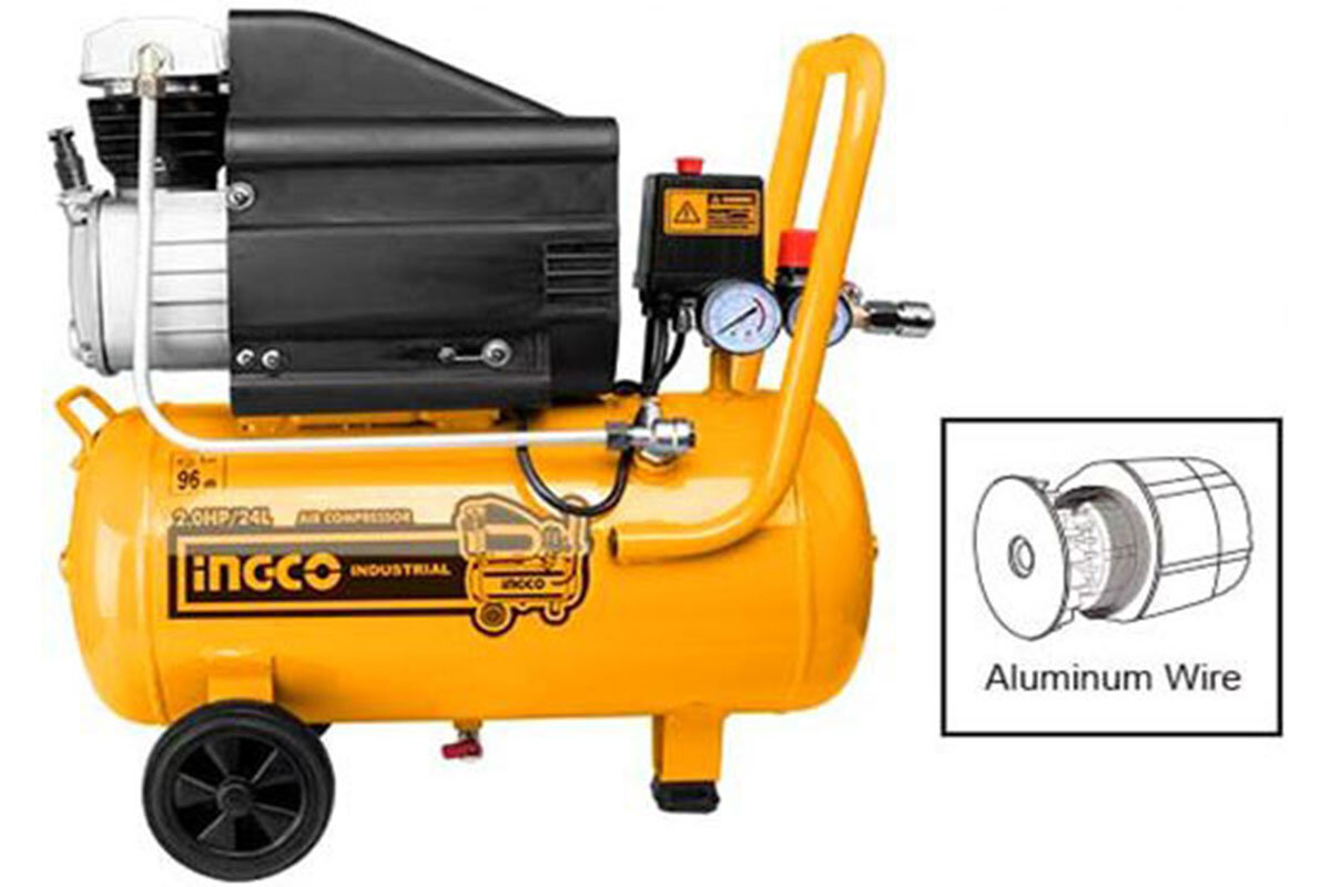 Máy nén khí có dầu 24L INGCO AC20248T