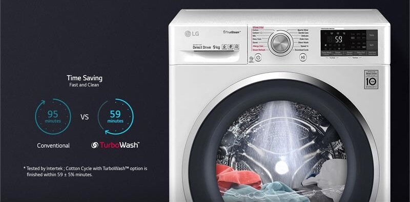 Máy giặt LG Inverter 9 kg FC1409S3W