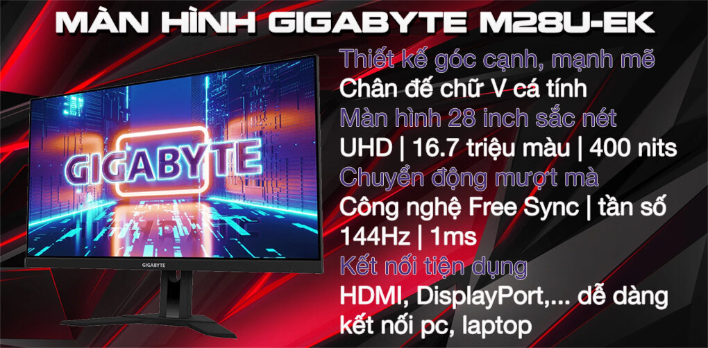 Màn hình Gigabyte M28U-EK 1