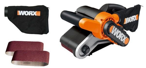 Phụ kiện giấy nhám, túi đựng bụi máy chà nhám Worx Orange