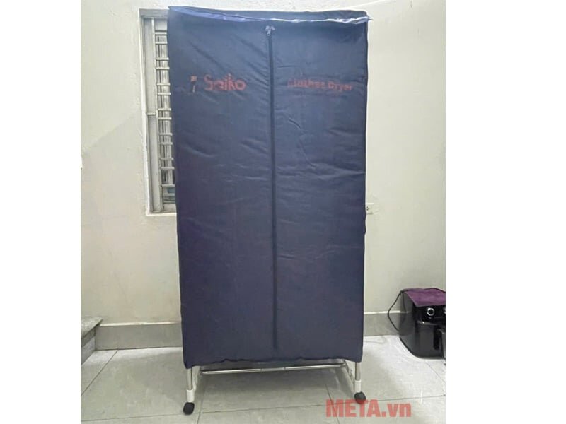 Ảnh lắp đặt hoàn thiện tủ sấy quần áo đa năng Saiko CD-1900