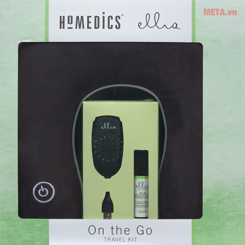 Bộ kit du lịch HoMedics WK-120OTG gồm 1 lọ xông tinh dầu và máy xông tinh dầu