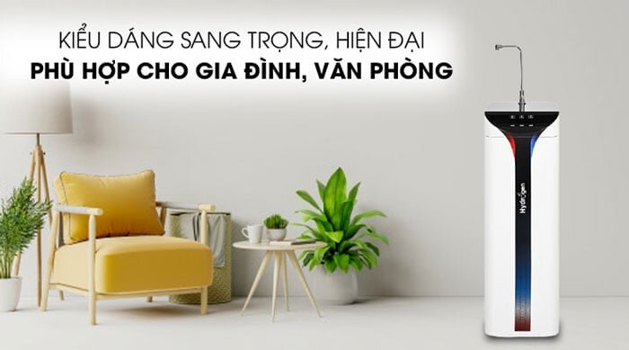 máy lọc nước Kangaroo KG10A6S sở hữu thiết kế hiện đại, sang trọng