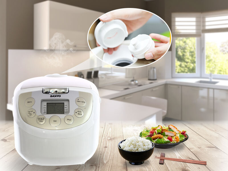 Nồi cơm điện Sanyo 1.8 lít ECJ-M200 Nồi cơm điện Sanyo 1.8 lít ECJ-M200