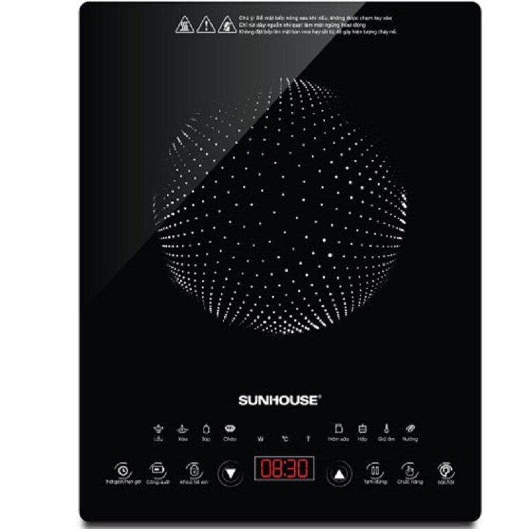 Bếp từ dương 1 vùng nấu Sunhouse SHD6808