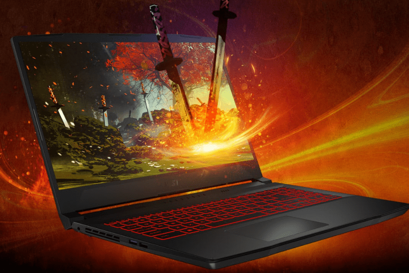 Laptop MSI Gaming Katana GF76 11UC 096VN (i7-11800H/ 8GB/ 512GB SSD/ 17.3FHD, 144Hz/ RTX3050 4GB DDR6/ Win10/ Black/ Túi)