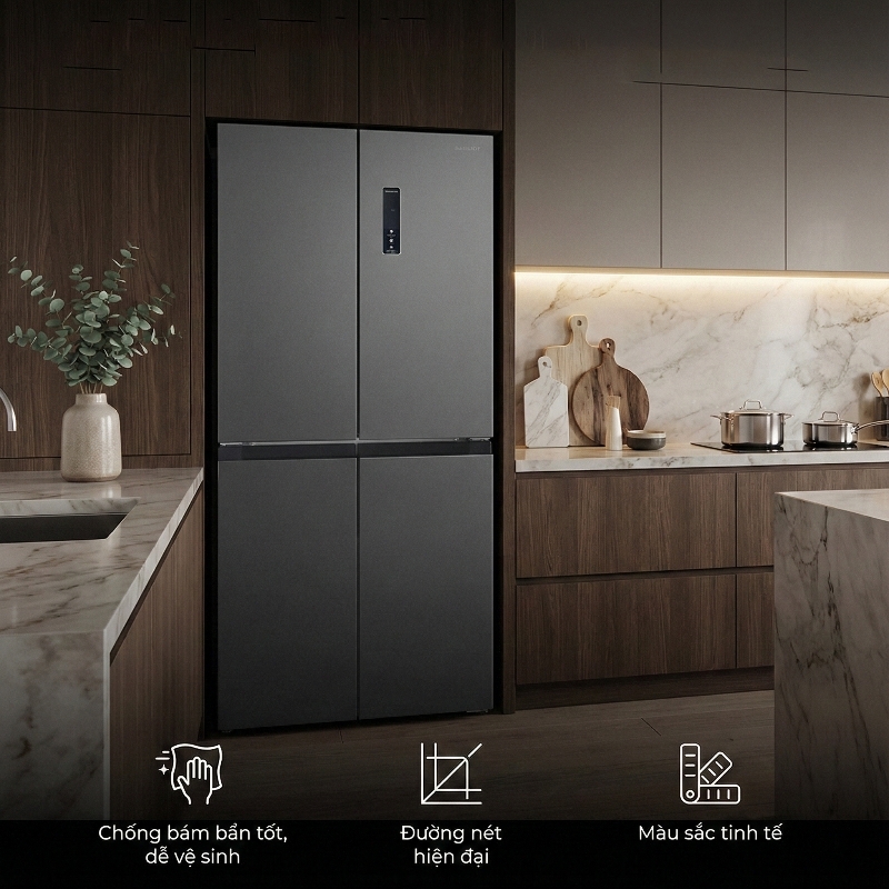 Tủ lạnh Sharp Inverter 421 lít SJ-FXP510V-MG 2 Tủ lạnh Sharp Inverter 421 lít SJ-FXP510V-MG