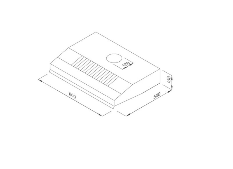 Máy hút khói khử mùi Malloca H342.6 TC