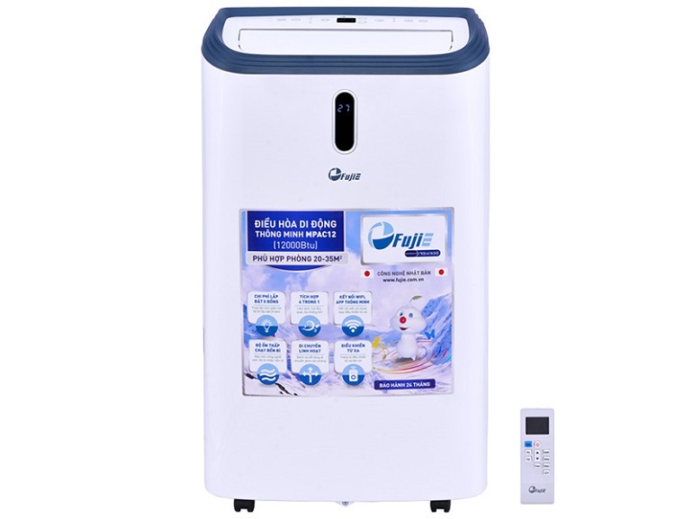 Điều hòa FujiE 12000 BTU 1 chiều MPAC12 gas R-290 2 máy điều hòa di động thông minh FujiE MPAC12