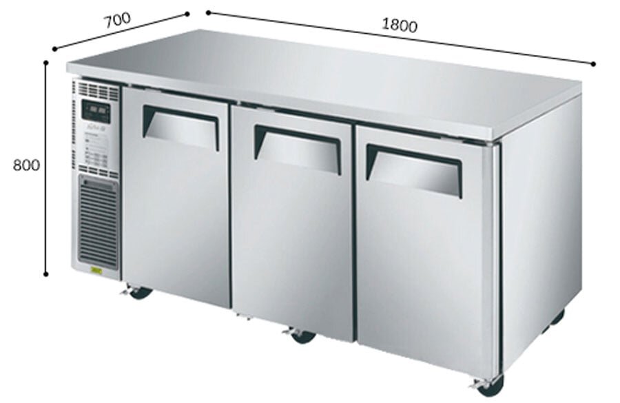 Bàn đông công nghiệp Turbo Air KUF18-3 Bàn đông công nghiệp Turbo Air KUF18-3