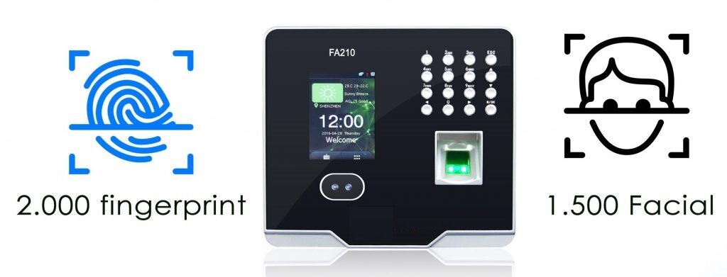 Máy Chấm Công Khuôn Mặt Ronal Jack FA210 Ảnh 1