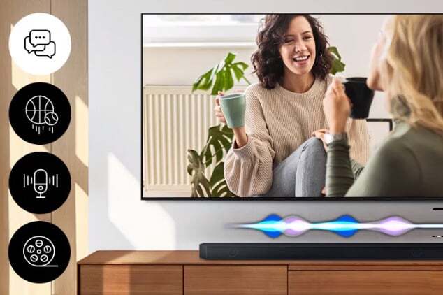 Chế độ Adaptive Sound Loa thanh Samsung HW-Q700D/XV