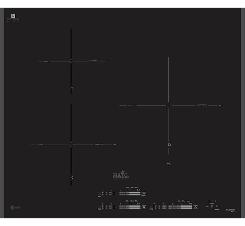 Đặc điểm của bếp 3 từ cao cấp ATG - EU 8888 Plus (Ảnh: ATG).