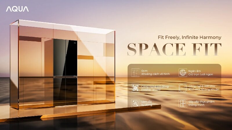 Tủ lạnh Aqua Inverter 508 lít AQR-MA580XA(GB)U1