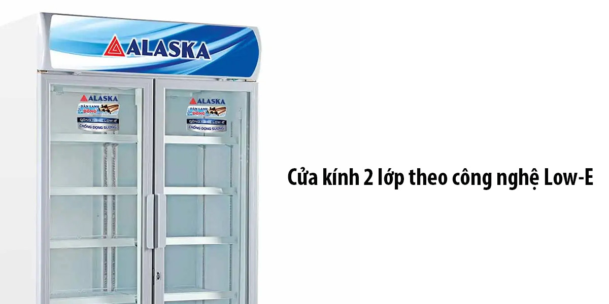 Cửa kính 2 lớp theo công nghệ Low-E giúp mặt kính luôn trong suốt